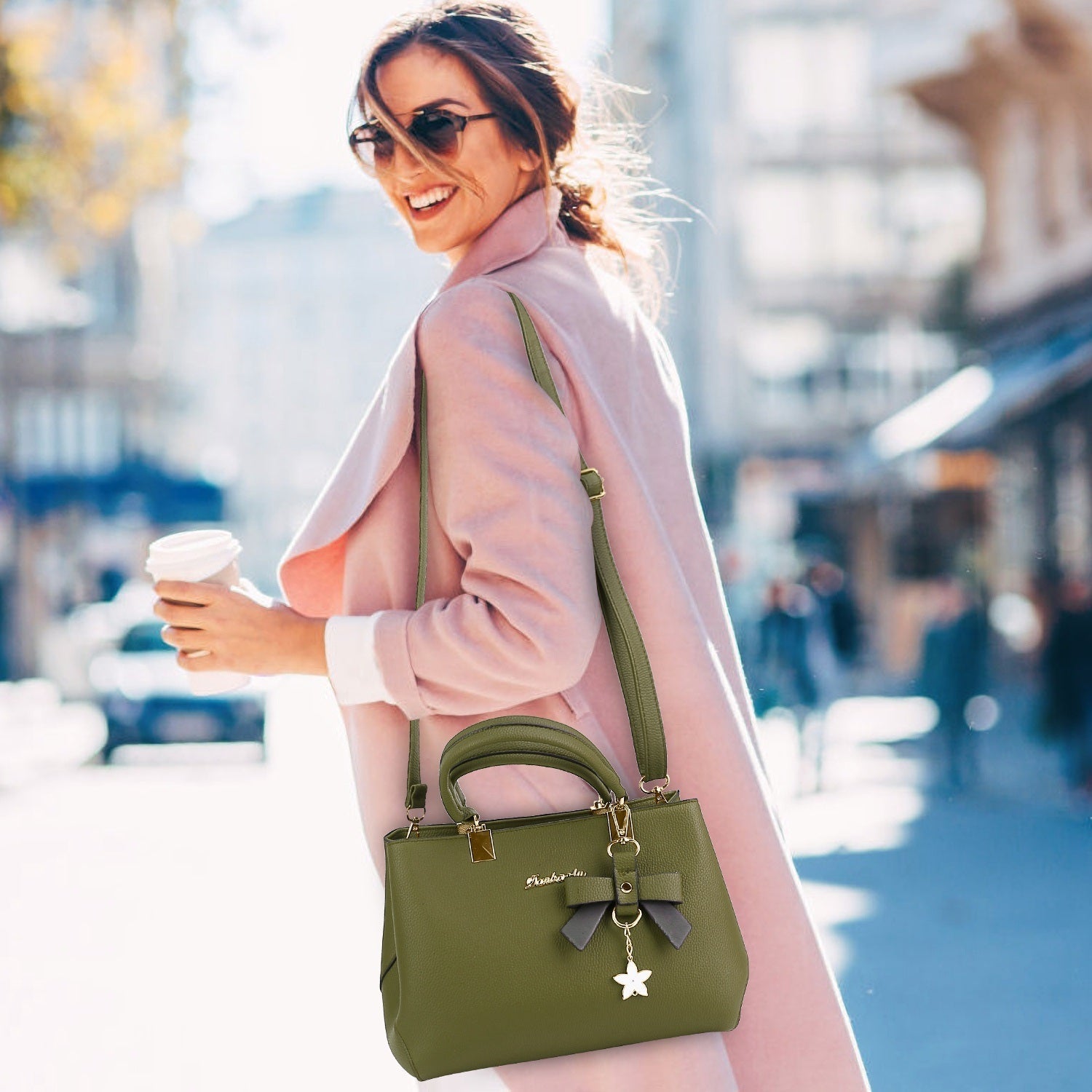 Women Soft Leather Handbag Tote Shoulder Crossbody Bag 7 Cells Zipper DobaDealsexpress.shopWomen Soft Leather Handbag Tote Shoulder Crossbody Bag 7 Cells Zipper Purse Handle BagDetails
*Features*:
**Soft &amp; Smooth PU Leather*:Fine stitching workmanship; made of premium PU leather and durable metal zipper; our tote bag offers you soft tou