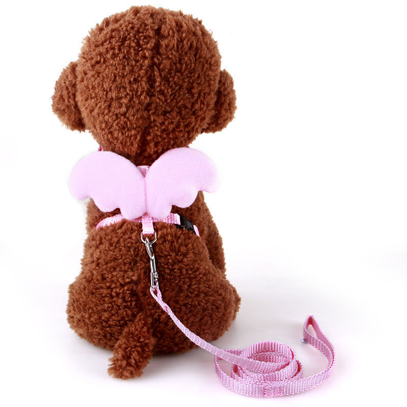 Angel Wing Pet Harness Cat Puppy Leash Set Soft Safe Adjustable OutdooDobaDealsexpress.shopAngel Wing Pet Harness Cat Puppy Leash Set Soft Safe Adjustable Outdoor Walking Leads RopeDetails