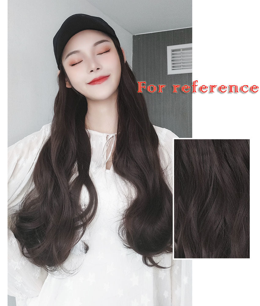 Baseball Cap with Light Brown Synthetic Long Wavy Hair Attached for WoDobaDealsexpress.shopLight Brown Synthetic Long Wavy Hair AttachedHighlights
Hair Material: The hats with hair attached of the hair are made of high-quality synthetic fibers, This hats with hair not only can be used for a long time