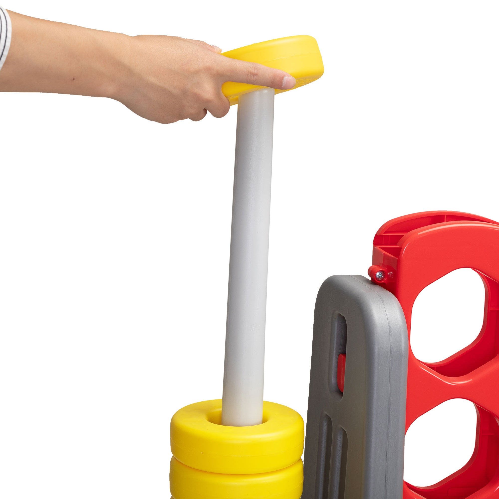 Jumbo 4-to-Score Game Set;  Giant Connect 4 with 42 Rings;  Indoor OutDobaDealsexpress.shop42 Rings; Indoor Outdoor Game SetDetails
Features:
[Giant 4-in-a-row Game Set]: A colorful finish with a 3D version, this 4-in-a-row game set brings more joy for both kids and parents. Perfect as a 