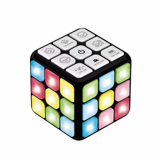Smart Voice Cube 3X3 Magic Electronic Flashing Cube Kid Intelligence DDobaDealsexpress.shopSmart Voice Cube 3X3 Magic Electronic Flashing Cube Kid Intelligence Develop Toys Magnetic Memory Brain Game Modes Fun GiftDetails
Description:Material: Plastic/PlasticFunction: flash; music/voiceProduct category: Electric CubeSpecification: 7.5*7.5*7.5cmPacking method: color boxSpecific
