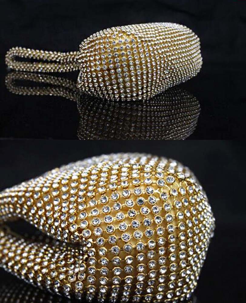Triangle Full Rhinestones Women's Evening Clutch Bag Ladies Small HandDobaDealsexpress.shopEvening Clutch Bag Ladies Small Handbag, GoldenHighlights
Size: 15.5x3.5x12.5cm / 6.1"x1.4”x4.9“
Filled with rhinestones to add a touch of color to your outfit!
Style: Clutch Bag/HandBag.
The mini handbag. Excell
