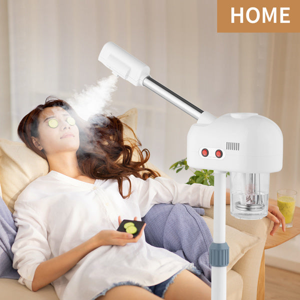 2 in 1 Facial Steamer with 3X Magnifying Lamp, Esthetician Steamer ProDobaDealsexpress.shop3X Magnifying Lamp, Esthetician Steamer Professional Aromatherapy Humidifier Face Spa Mist SteamDetails

 
Introductions:
The Facial Steamer is design for beauty salon or personal care use at home. Its sprayer has the function of ozone, so as to speed up skin n