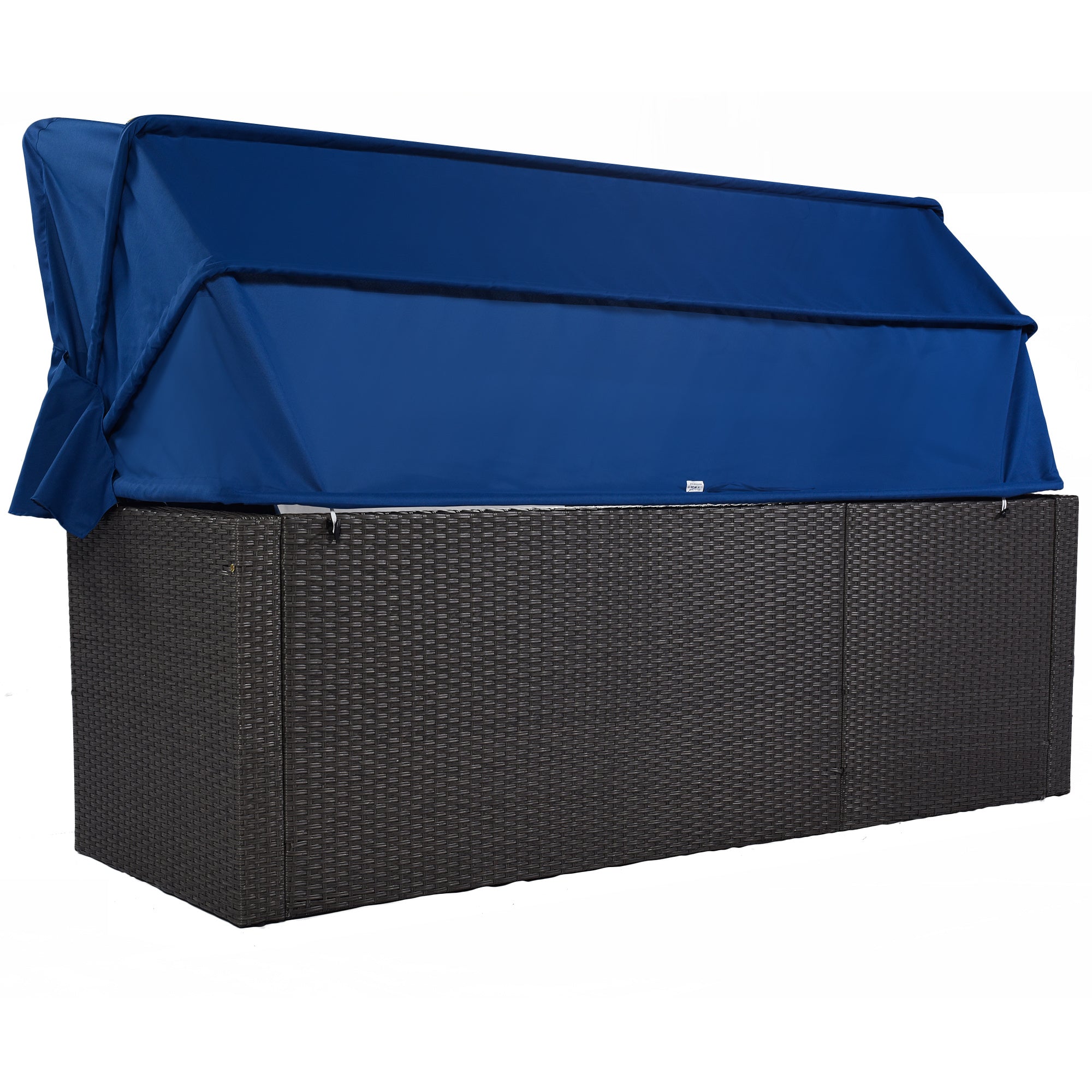 Outdoor Patio Rectangle Daybed with Retractable Canopy, Wicker FurnituDobaDealsexpress.shopRetractable Canopy, Wicker Furniture Sectional SeatingHighlights
This elegantly designed sectional sofa is perfect for the pool side, garden, patio or deck, offering the best in quality and comfort with tightly woven PE