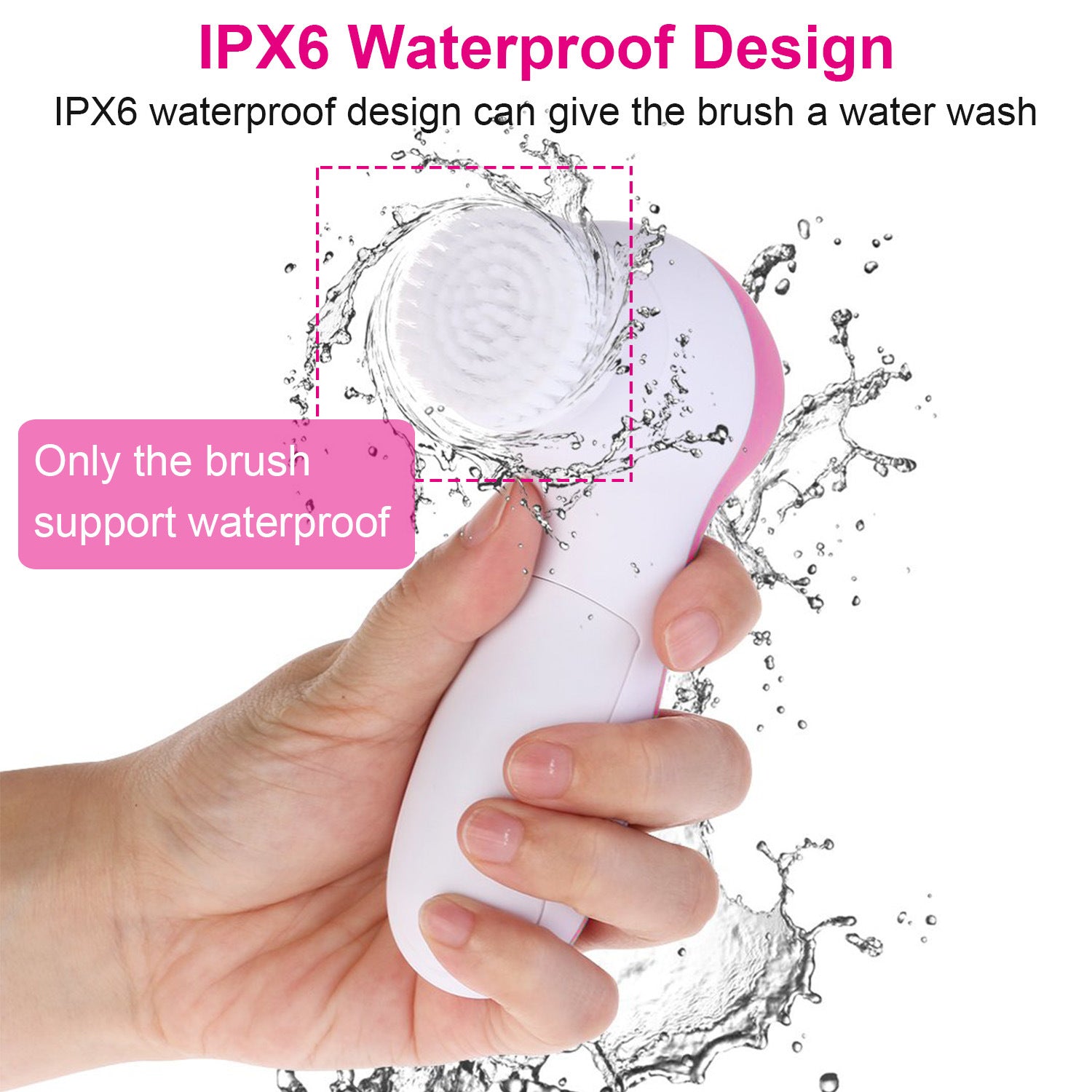 Facial Cleansing Brush Waterproof Face Spin Cleaning Brush with 5 BrusDobaDealsexpress.shopFacial Cleansing Brush Waterproof Face Spin Cleaning BrushHighlights
5 Different Brush Heads
360 Degree Rotation System
Details
*Features*:
*[5 Different Brush Heads] --These brushes are used to facial cleansing; makeup rem