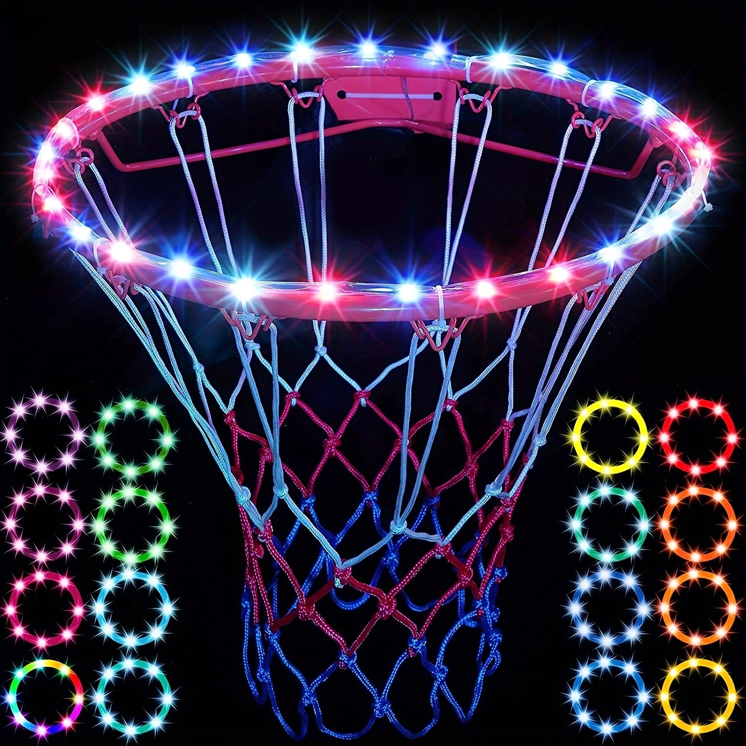 1pc LED Basketball Hoop Light, Remote Control Waterproof Basketball RiDobaDealsexpress.shop1pc LED Basketball Hoop Light, Remote Control Waterproof Basketball Rim LightsDetails