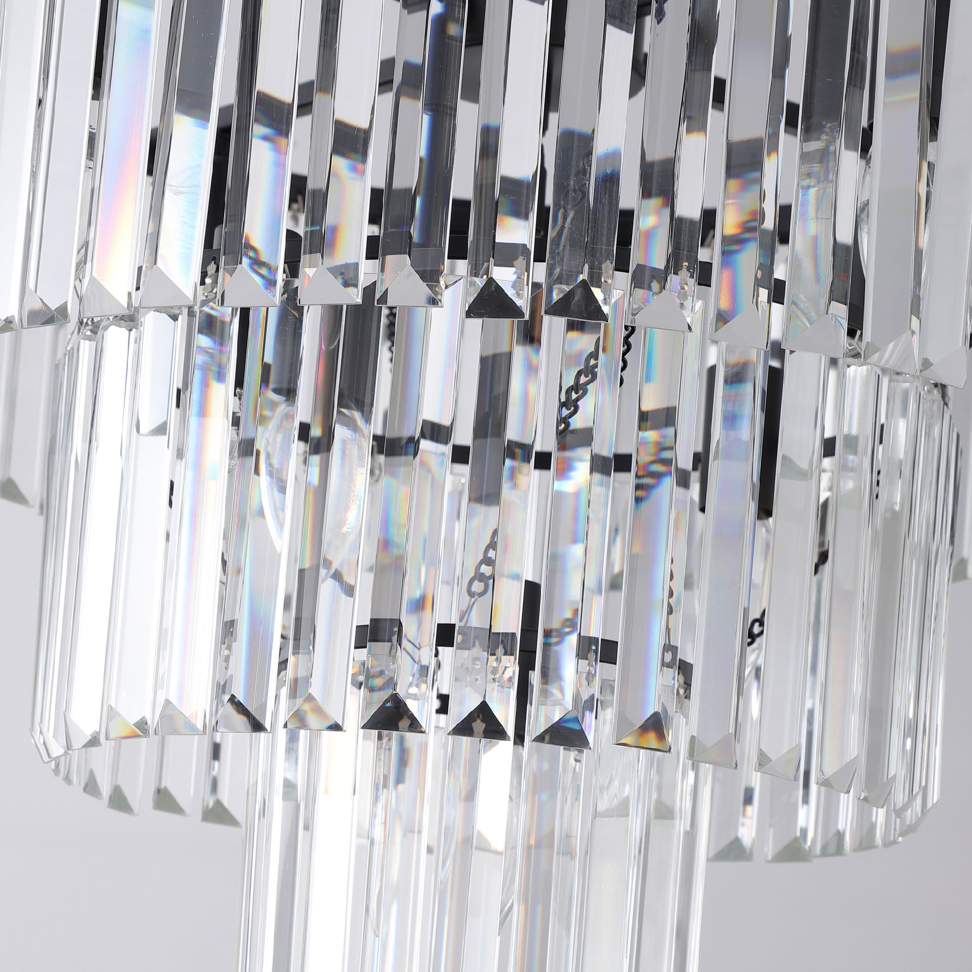 Black Luxury Crystal Chandelier Modern Chandeliers Lights Fixture HangDobaDealsexpress.shopBlack Luxury Crystal Chandelier Modern Chandeliers Lights Fixture Hanging Pendant Light FixtureHighlights
Modern Crystal Chandelier: Selected the TOP K9 crystal and the highest standards in the industry have been adopted from the manufacturing stage. Modern Cr