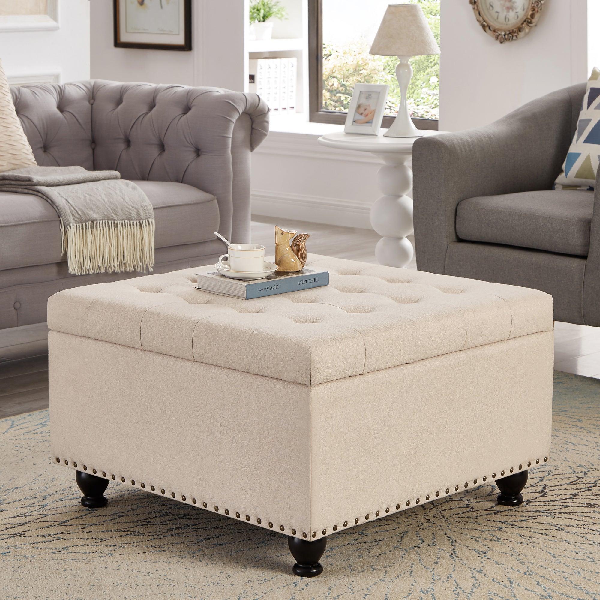 Large square storage ottoman with wooden legs, Upholstered button tuftDobaDealsexpress.shopwooden legs, Upholstered button tufted coffee tableSpecification
Wood Tone:Espresso
Frame Material:Wood
Use Case:Primary Living Space
Upholstery Color:Black
Ottoman Pattern:Solid
Wood Type:Rubberwood
Barstool Seat Ma
