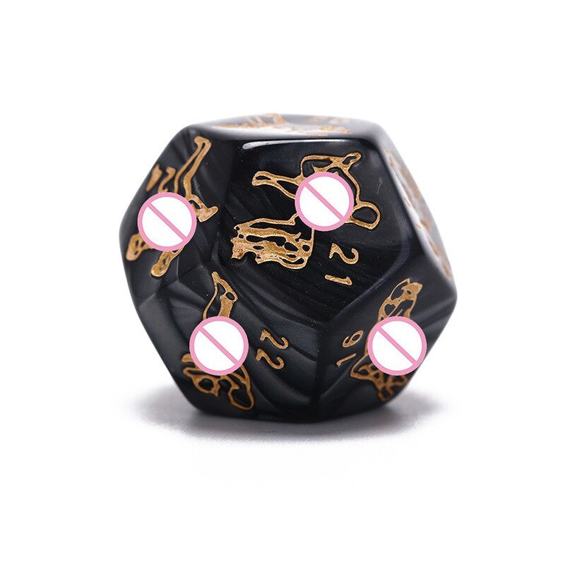 Glow In Dark Erotic Love Dice Toys Adult Couple Lovers Party Fun Games Aid Sex Toy Valentines Day Gift for Boyfriend Girlfriend