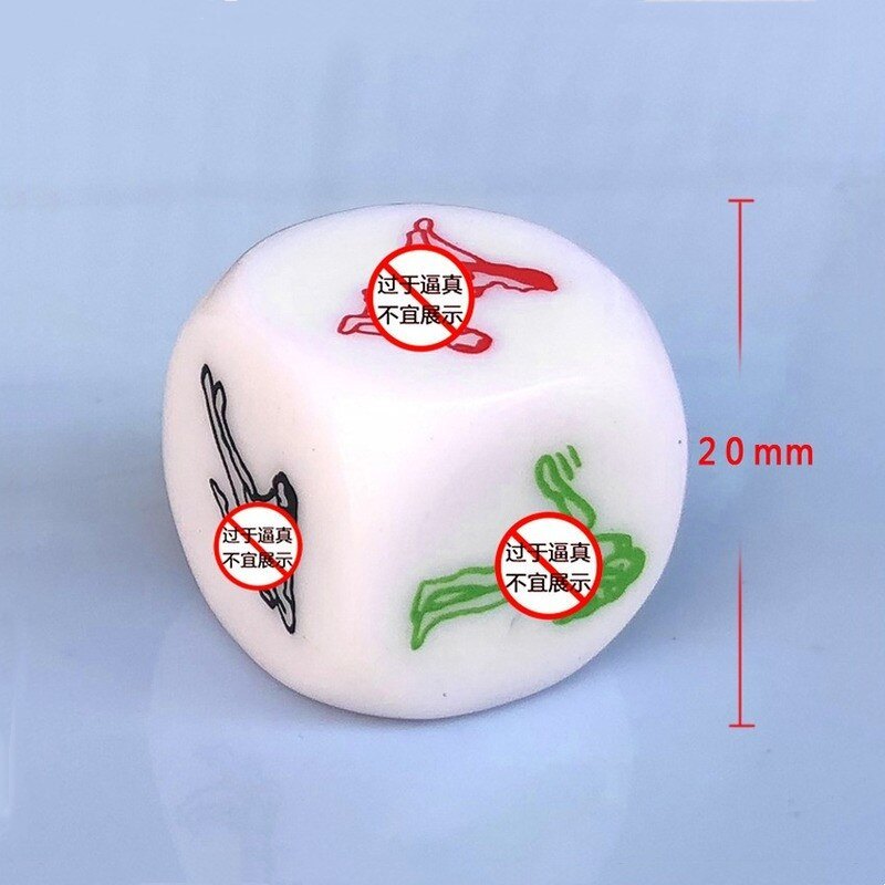 Glow In Dark Erotic Love Dice Toys Adult Couple Lovers Party Fun Games Aid Sex Toy Valentines Day Gift for Boyfriend Girlfriend