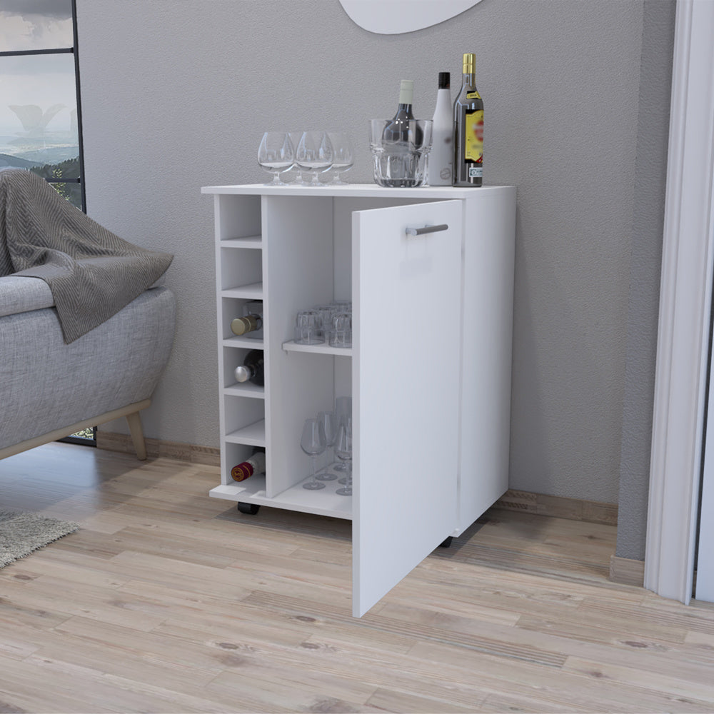 Bar Cart Cisco, Living Room, WhiteDobaDealsexpress.shopBar Cart Cisco, Living Room, WhiteSpecification
Main Color:White
Filler:Particle Board
Main Material:Engineered Wood
Details
Product Features:
Integrated Bottle Storage: Dedicated built-in rack accom