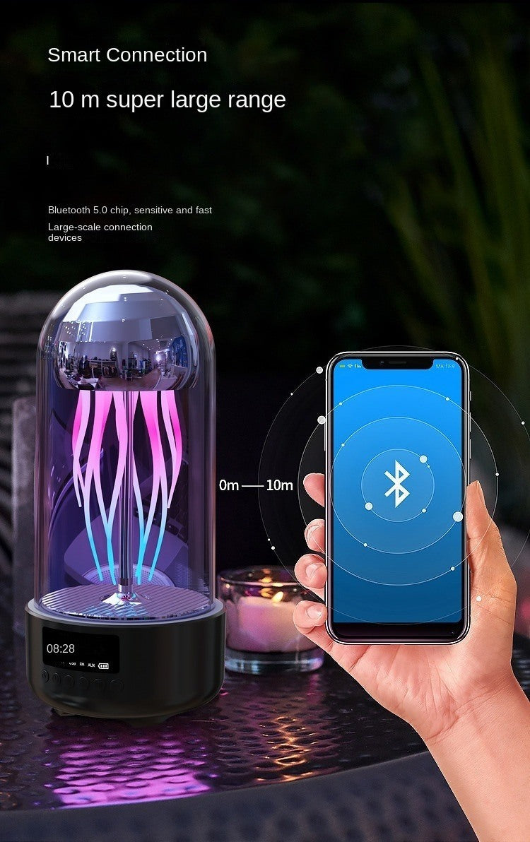 Lamp with Bluetooth White Noise Sound, Jellyfish Aquarium Bubble lamp DobaDealsexpress.shopBluetooth White Noise Sound, Jellyfish Aquarium Bubble lampDetails
About this item[Built-in Bluetooth 5.0 &amp; White Noise] Our jellyfish mood lamp is built-in the latest Bluetooth 5.0 chipset, provides wider range and tran