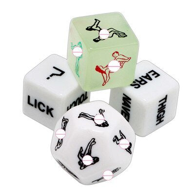 Glow In Dark Erotic Love Dice Toys Adult Couple Lovers Party Fun Games Aid Sex Toy Valentines Day Gift for Boyfriend Girlfriend