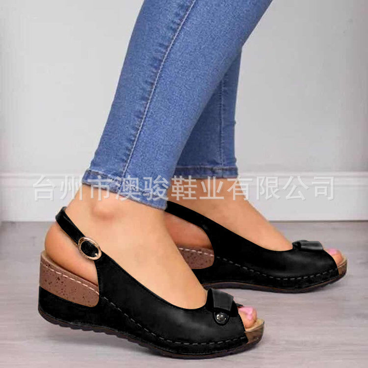 Woman Sandals Retro Wedges Summer Wedge Sandals Female Casual Sewing WDobaDealsexpress.shopWoman Sandals Retro Wedges Summer Wedge Sandals Female Casual Sewing Women Shoes Comfortable Ladies Sandalias vbn688Specification
Brand:no brand
Details
Brand Name:YBQJOOHeel Height:Med (3cm-5cm)With Platforms:YesPlatform Height:0-3cmSandal Type:GLADIATOROrigin:Mainland ChinaOccas