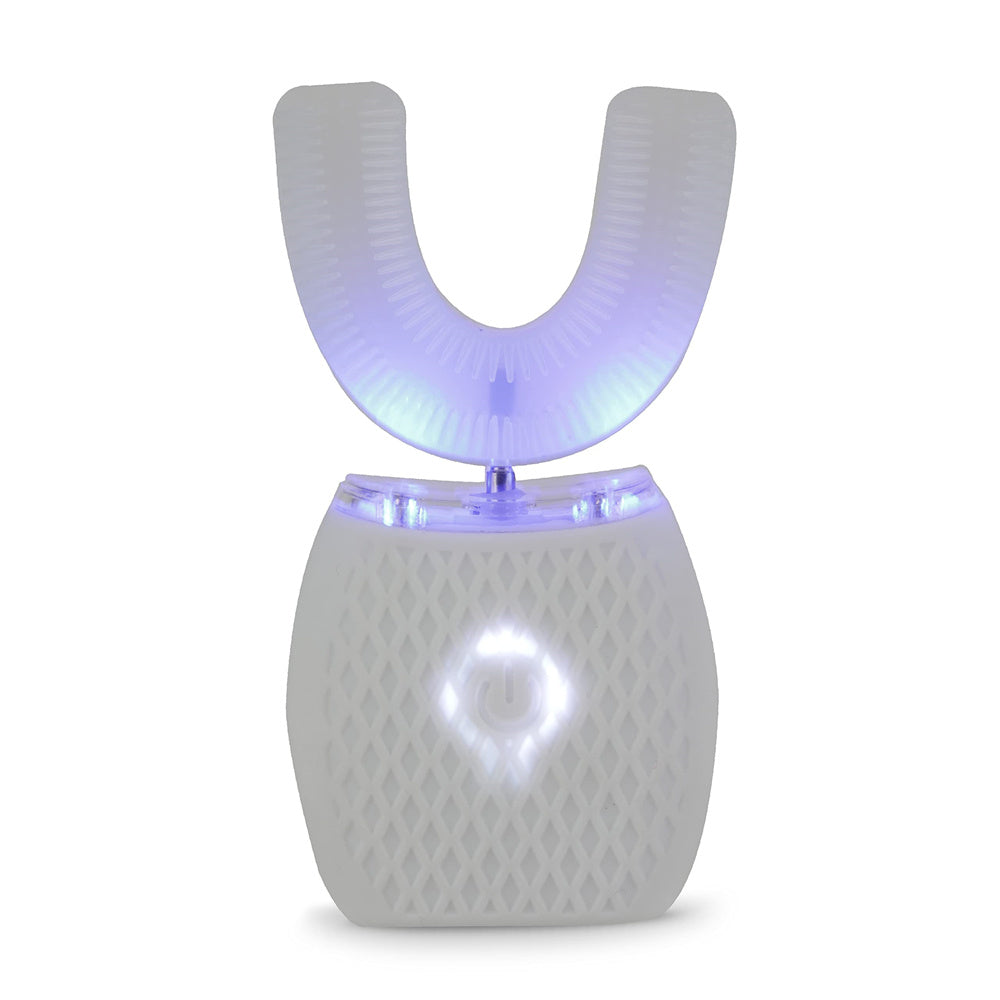 Whitening Toothbrush Ultrasonic U-Shaped Electric Toothbrush for AdultDobaDealsexpress.shopWhitening Toothbrush UltrasonicHighlights
Four Cleaning Modes: Choose from clean, white, polish, and gentle modes for a personalized dental care experience, addressing various cleaning needs from 