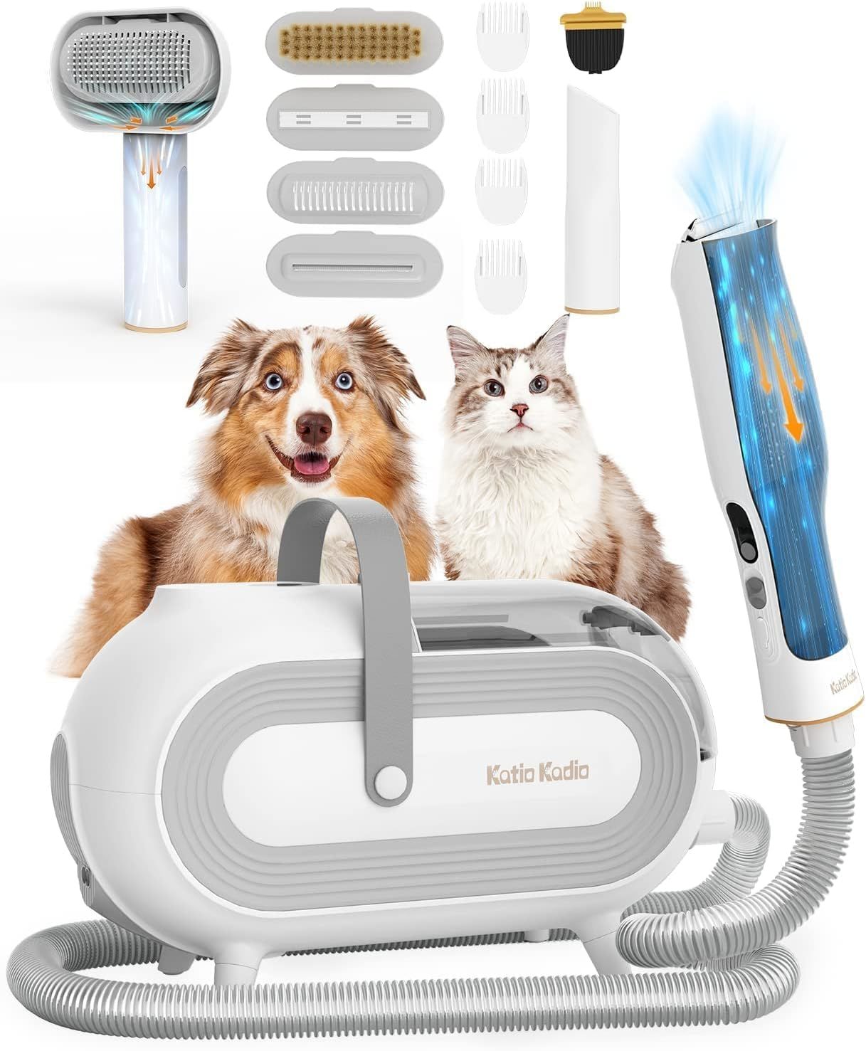 Katio Kadio Pet Grooming Kit & Pet Hair Vacuum, Dog Grooming Tools forDobaDealsexpress.shopKatio Kadio Pet Grooming Kit & Pet Hair Vacuum, Dog Grooming ToolsHighlights
Multifucttion
Low Noise
Reusable
Special Feature: Brushing Timer
Power Source: Corded Electric
Specification
Brand:Katio Kadio
Details