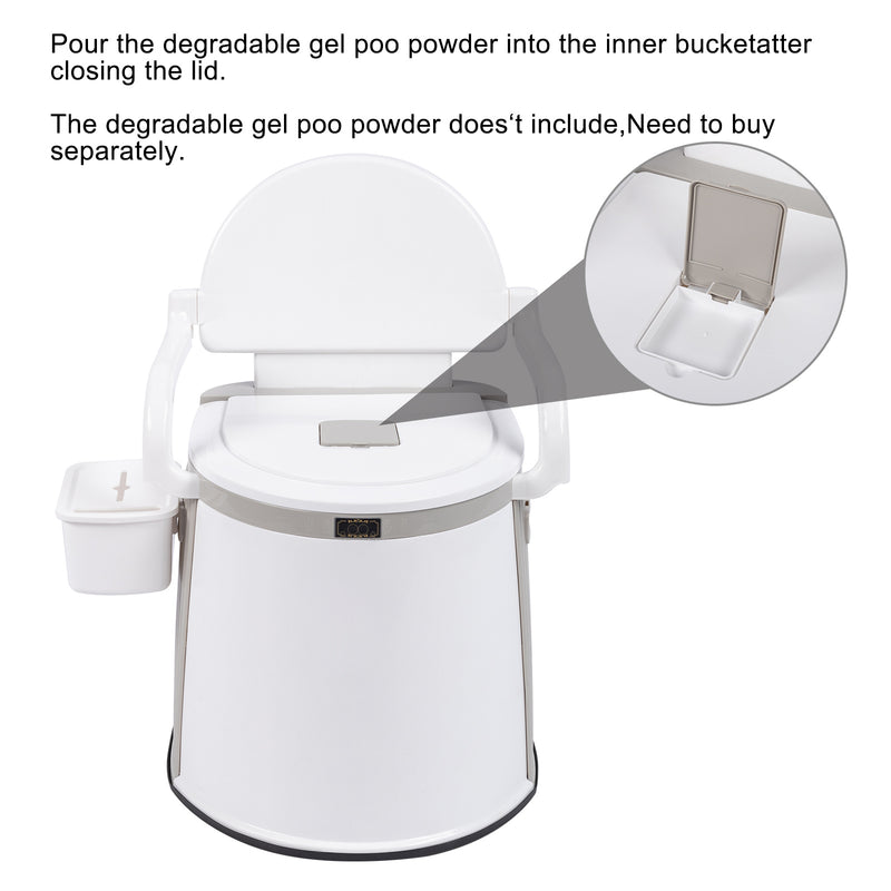 Outdoor Portable Toilet/Portable Travel Toilet for Camping /Hiking Toilet / /Fishing Toilet…/