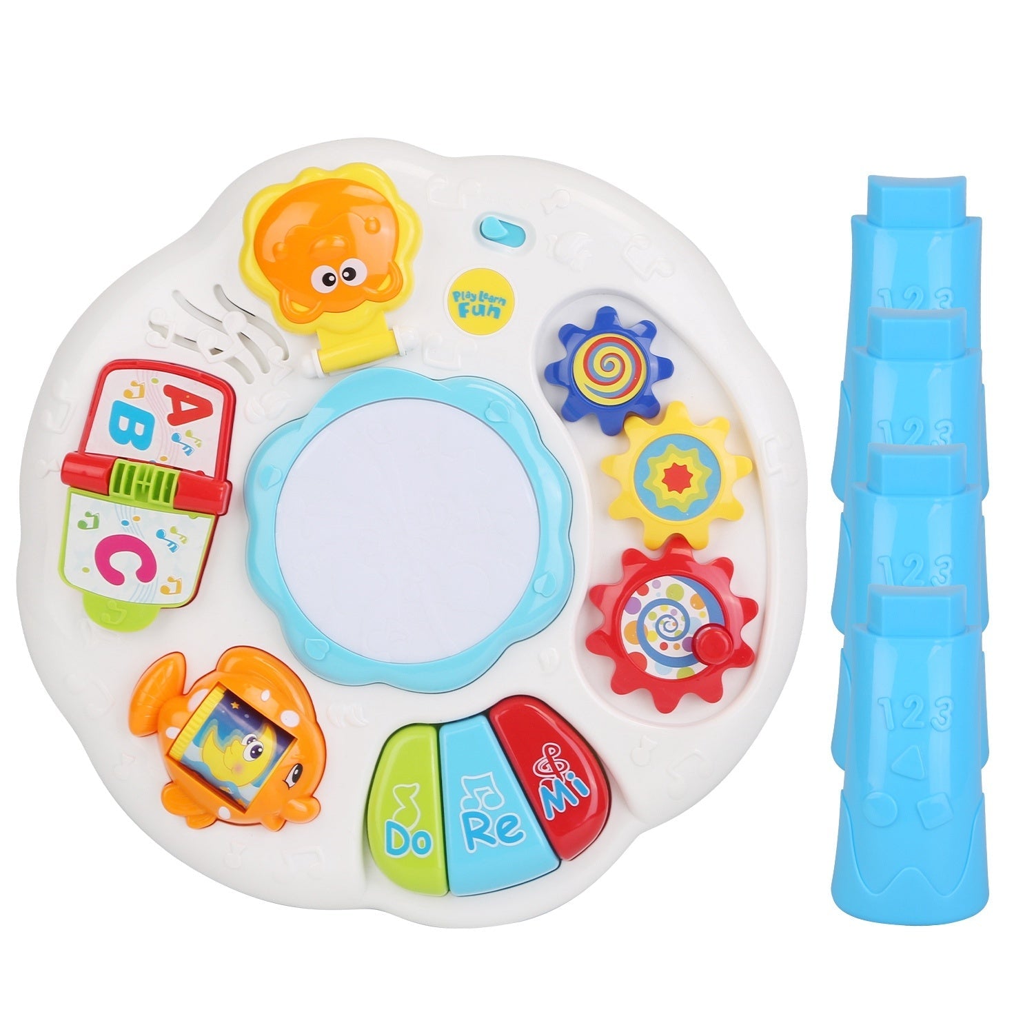 Toddler Musical Learning Table Educational Baby Toys Musical Activity DobaDealsexpress.shopToddler Musical Learning Table Educational Baby Toys Musical Activity Table Learning CenterHighlights
A practical educational toy to improve baby’s music sentiment, hearing development, color recognition and exploring spirit.
Different from other dull musi