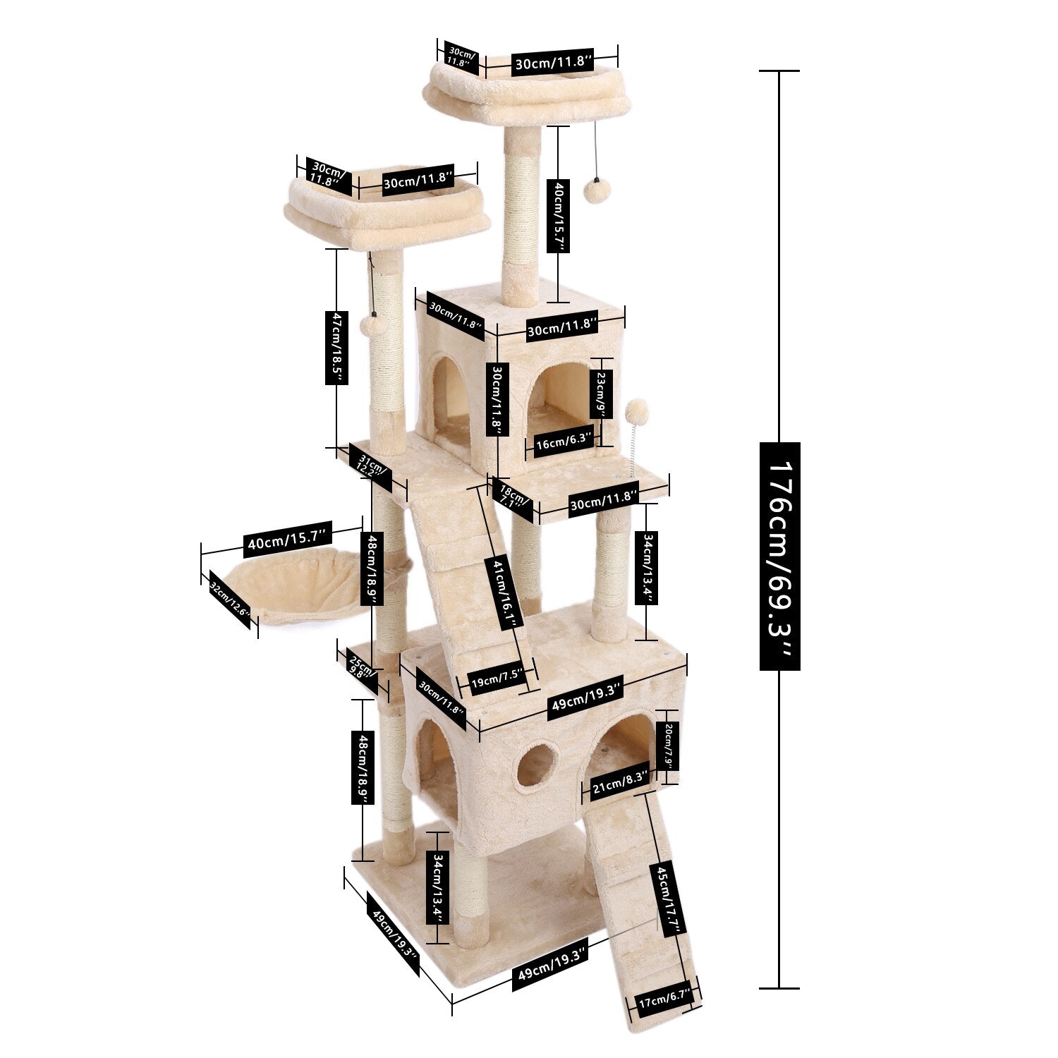 Cat Climbing Toy Scratching PostDealsexpress.shopDealsexpress.shopCat Climbing Toy Scratching Post