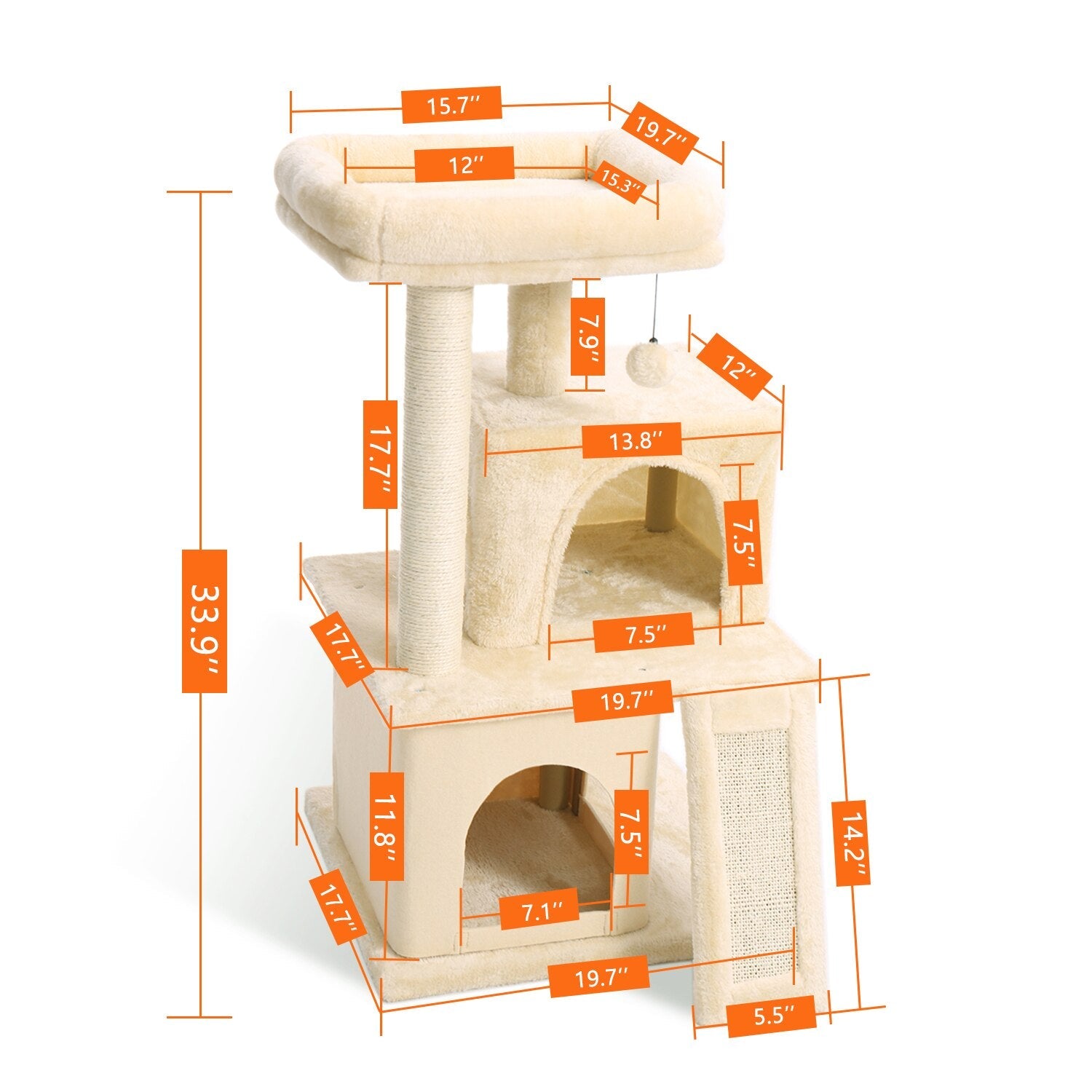 Cat Climbing Toy Scratching PostDealsexpress.shopDealsexpress.shopCat Climbing Toy Scratching Post
