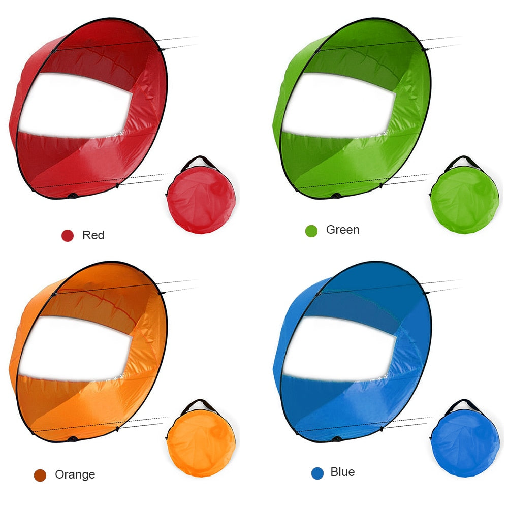 Clear window wind Sail Kayak rowing paddles SurfboardDealsexpress.shopDealsexpress.shopClear window wind Sail Kayak rowing paddles SurfboardThis is a compact sail used for canoes and kayaks. It can be set up easily and folded quickly. It helps to catch the wind and increase the power. A great tool to tak